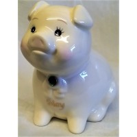 RUSS MONTHLY BIRTHSTONE PIGGY BANK - MAY - EMERALD