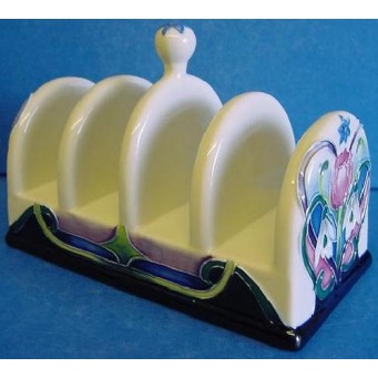 OLD TUPTON WARE SPRING BOUQUET TOAST RACK