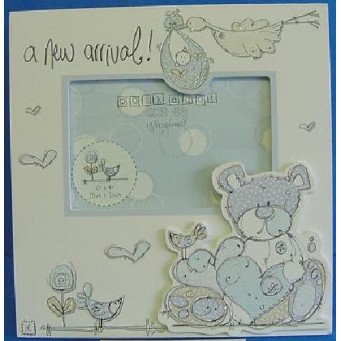 POLKA DOT & CO NEW BABY BOY PICTURE FRAME