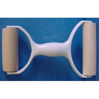EPPICOTISPAI DOUBLE ENDED BEECHWOOD PIZZA PASTA OR PASTRY ROLLER