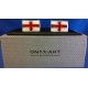 ONYX-ART CUFFLINK SET - ENGLAND ST GEORGE’S CROSS FLAG
